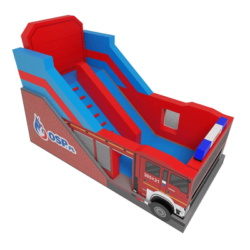 Wóz strażacki - Ślizg dla dzieci - zjeżdzalnia