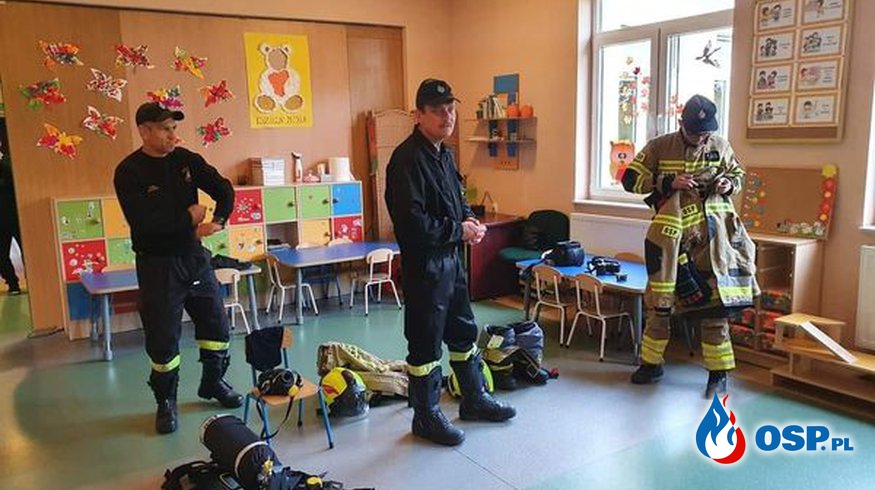 Wizyta Strażaków w Szkole OSP Ochotnicza Straż Pożarna