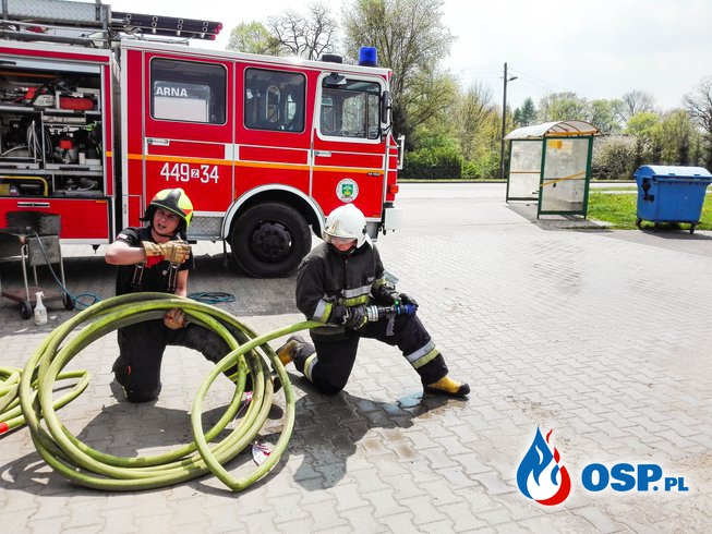 Szkolenie z pożarów wewnętrznych. Cerkwica 14.05.2017r. OSP Ochotnicza Straż Pożarna