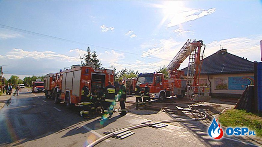 Wyjazd 14/2016 - pożar przedszkola OSP Ochotnicza Straż Pożarna