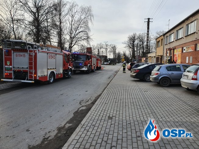 Dominowo - kolizja z udziałem pojazdu strażackiego OSP Ochotnicza Straż Pożarna
