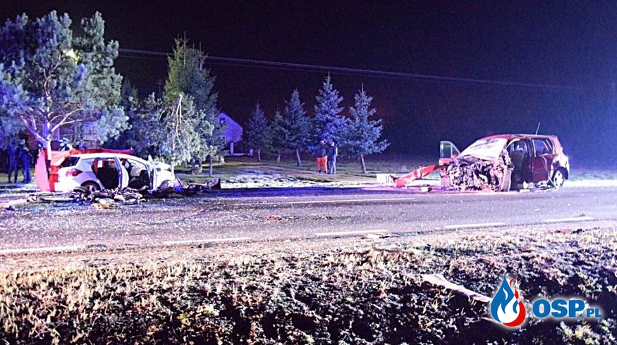 Pijany kierowca sprawcą tragicznego wypadku. Zginął 24-latek. OSP Ochotnicza Straż Pożarna