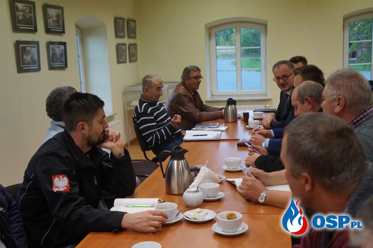 Posiedzenie Zarządu Oddziału Gminnego Związku Ochotniczych Straży Pożarnych w Kamienicy Polskiej OSP Ochotnicza Straż Pożarna