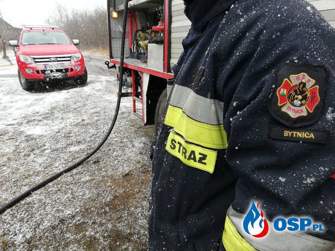 Zabezpieczenie Rejonu JRG Krosno Odrzańskie 28.03.2018-Pożar Domu w Budachowie OSP Ochotnicza Straż Pożarna