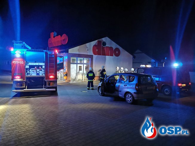 Nocny wyjazd do Dino OSP Ochotnicza Straż Pożarna