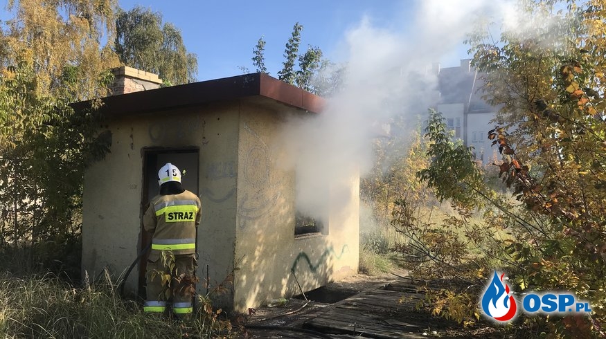 158/2019 Pożar śmieci na opuszczonym terenie przy ul. Bałtyckiej OSP Ochotnicza Straż Pożarna