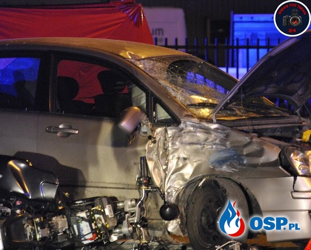 Motocyklista zginął w wypadku pod Warszawą OSP Ochotnicza Straż Pożarna
