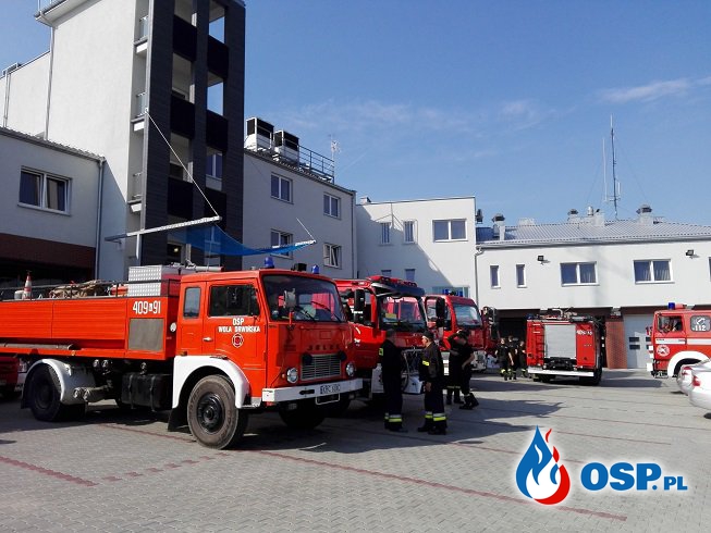 ćwiczenia w kompleksie Puszczy Niepołomickiej OSP Ochotnicza Straż Pożarna