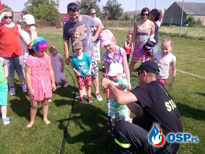 Wróblewo - Dzień dziecka. OSP Ochotnicza Straż Pożarna