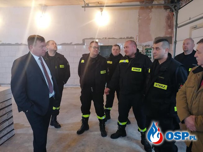 Wizyta posła na Sejm RP i wicemarszałka województwa OSP Ochotnicza Straż Pożarna