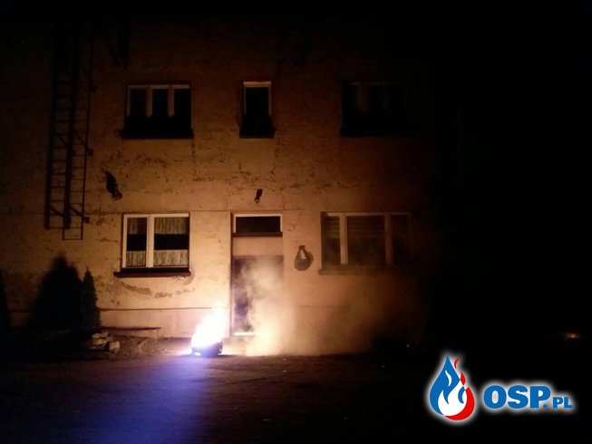 Wybuch gazu w domu wielorodzinnym OSP Ochotnicza Straż Pożarna