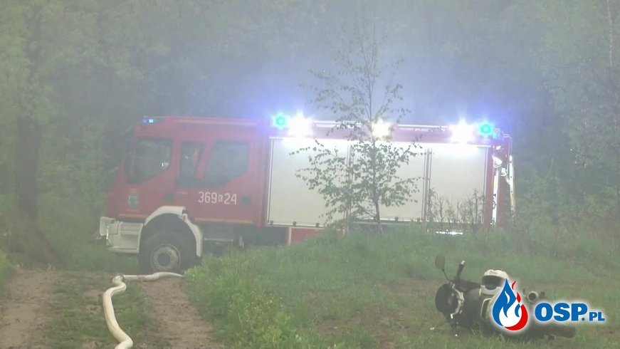 "Zobaczyłem w łazience jak pralka się pali". Spłonął dom w Małopolsce. OSP Ochotnicza Straż Pożarna
