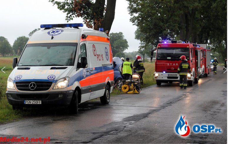 Śmiertelny wypadek w Zieleniu OSP Ochotnicza Straż Pożarna