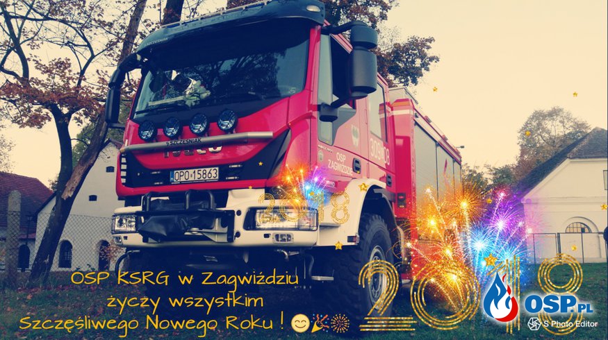 Szczęśliwego Nowego Roku ! OSP Ochotnicza Straż Pożarna