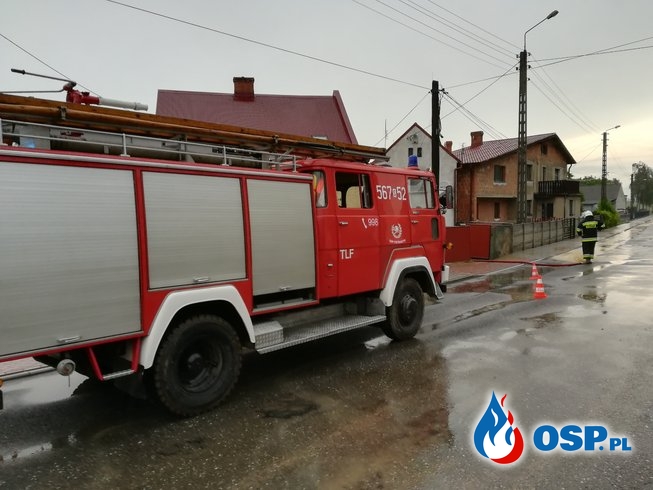 Nawałnica nad Borucinem OSP Ochotnicza Straż Pożarna