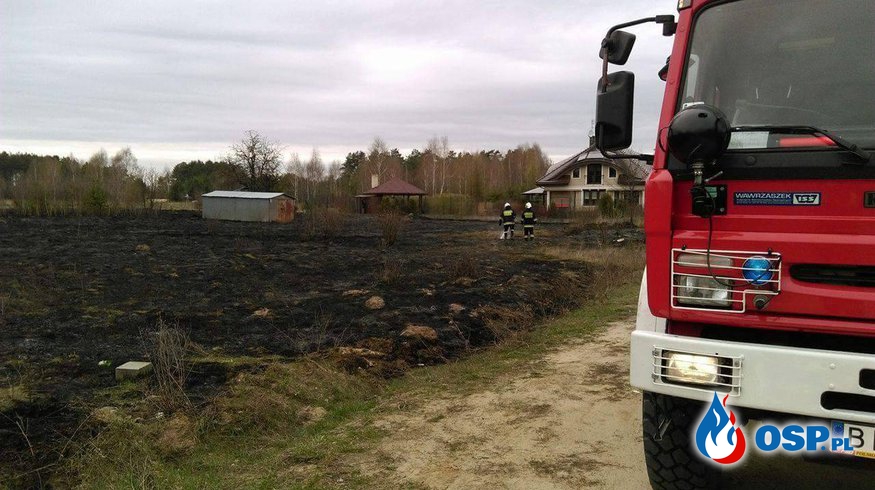 Wyjazd 10/2016 - pożar suchych traw OSP Ochotnicza Straż Pożarna