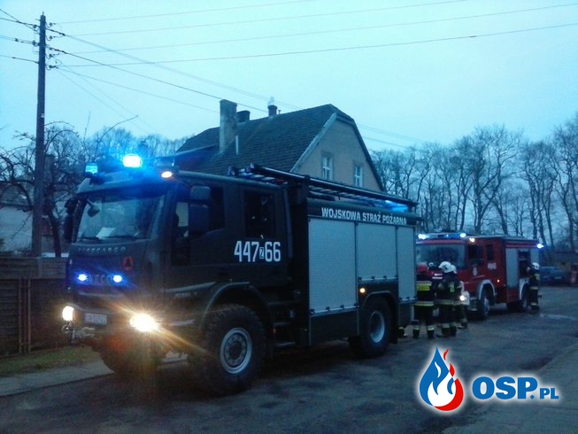 Pożar sadzy w kominie OSP Ochotnicza Straż Pożarna