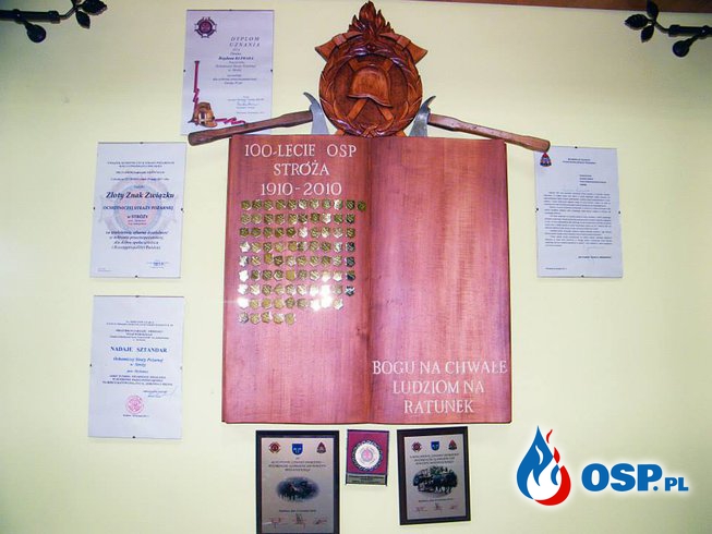 Odremontowany magazyn- obecnie sala komputerowa OSP Ochotnicza Straż Pożarna