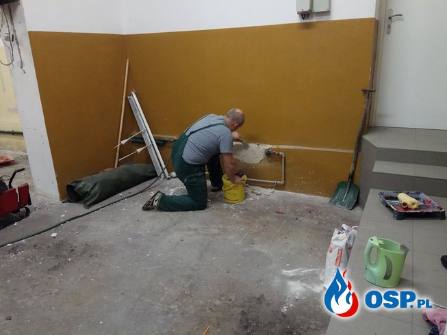 Remont garażu OSP Ochotnicza Straż Pożarna