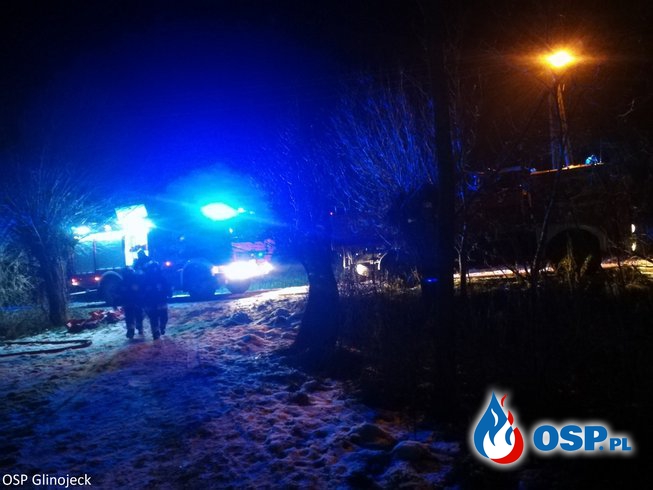 Tragiczny pożar budynku jednorodzinnego w miejscowości Strzeszewo OSP Ochotnicza Straż Pożarna