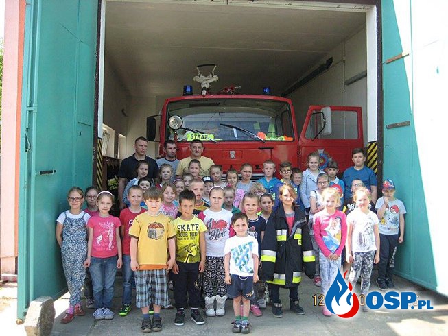 Kontrola gotowości bojowej oraz wizyta dzieci OSP Ochotnicza Straż Pożarna