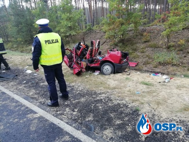 4 osoby zginęły w tragicznym wypadku pod Radomskiem OSP Ochotnicza Straż Pożarna