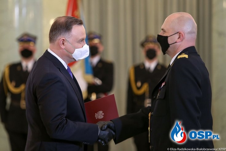 Prezydent RP awansował Komendanta Głównego PSP i Lubelskiego Komendanta Wojewódzkiego PSP OSP Ochotnicza Straż Pożarna