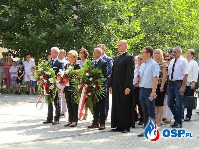 Uroczyste obchody 80 rocznicy wybuchu II wojny światowej w Chodzieży. OSP Ochotnicza Straż Pożarna
