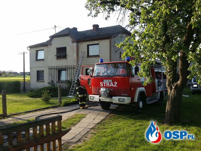 #14 Pożar domu jednorodzinnego w miejscowości Pogórze  OSP Ochotnicza Straż Pożarna