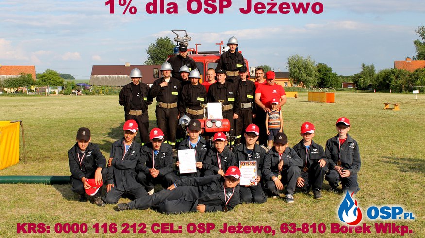 1% dla OSP Jeżewo OSP Ochotnicza Straż Pożarna