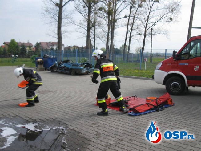  Egzamin kursu podstawowego OSP - 30 kwietnia 2016. OSP Ochotnicza Straż Pożarna