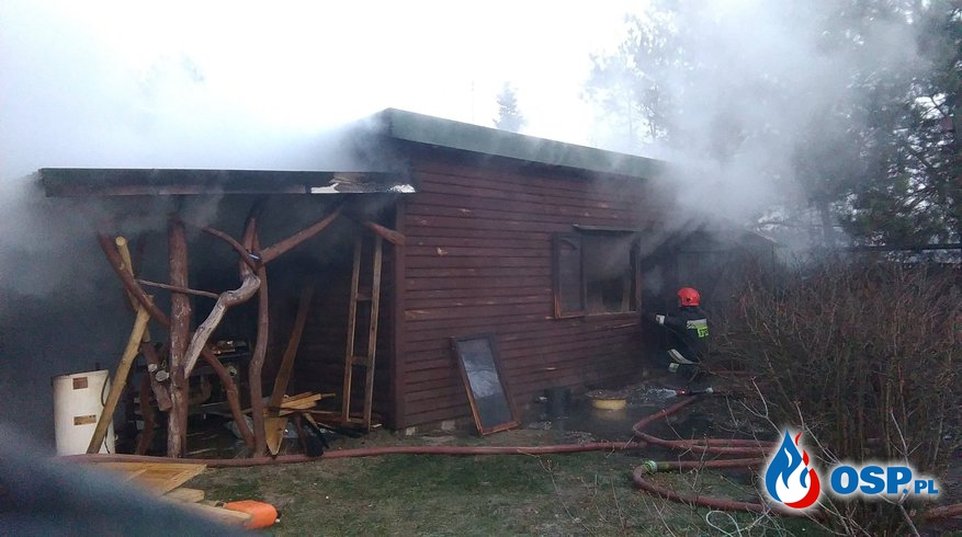 Pożar warsztatu stolarskiego w Ozorkowie OSP Ochotnicza Straż Pożarna