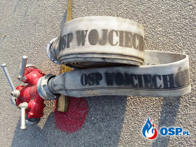 Przygotowania do zawodów sportowo-pożarniczych OSP Ochotnicza Straż Pożarna