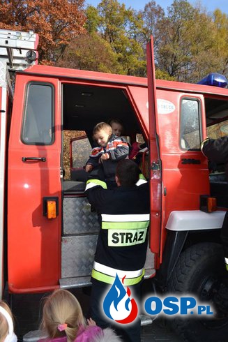 Ćwiczenia-ewakuacja przedszkola OSP Ochotnicza Straż Pożarna