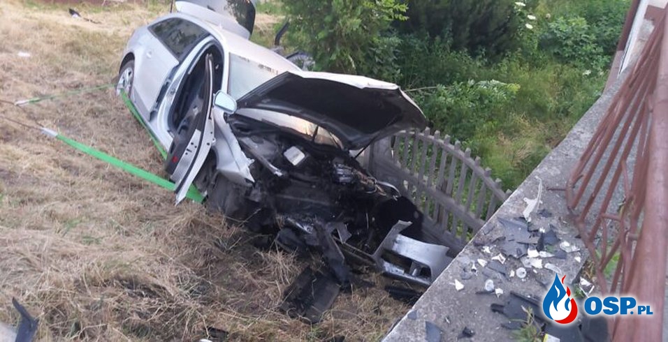 Wronki – samochód osobowy zderzył się z motorowerem OSP Ochotnicza Straż Pożarna