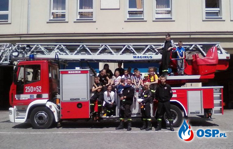 Wizyta u strażaków z JRG SA PSP Kraków OSP Ochotnicza Straż Pożarna