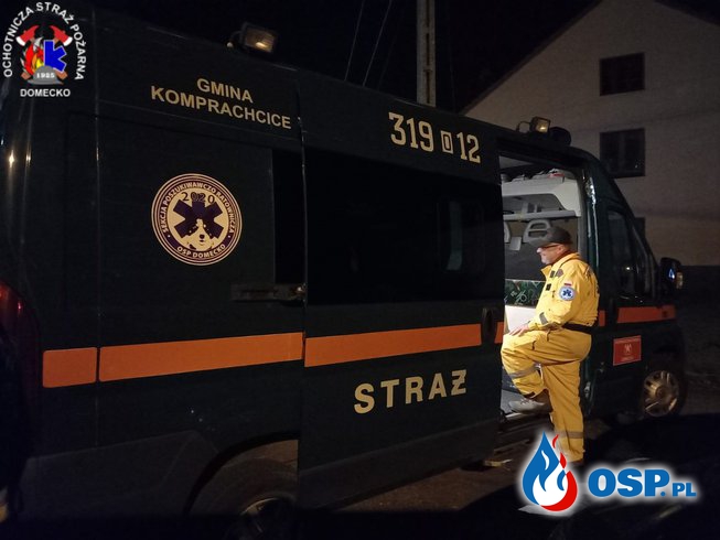Szczęśliwy finał poszukiwań w Dylakach OSP Ochotnicza Straż Pożarna