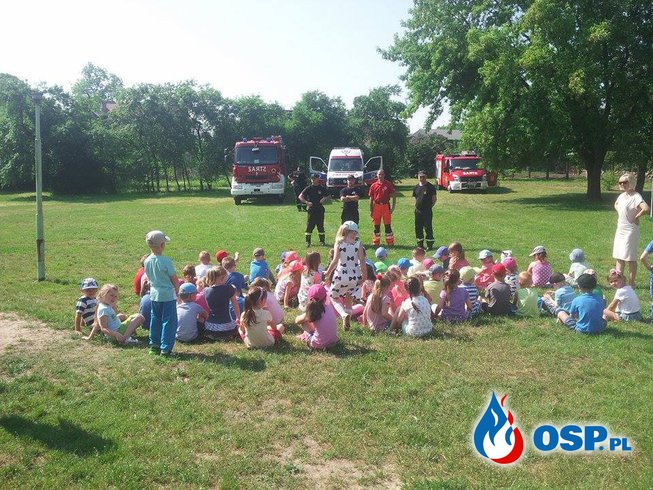 Ogólnopolskie Dni Bezpiecznego Przedszkola w Dobiegniewie OSP Ochotnicza Straż Pożarna