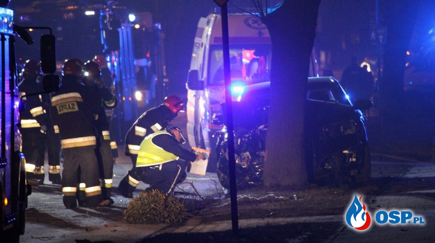 Wypadek z udziałem Beaty Szydło w Oświęcimiu. Zdjęcia z miejsca zdarzenia! OSP Ochotnicza Straż Pożarna