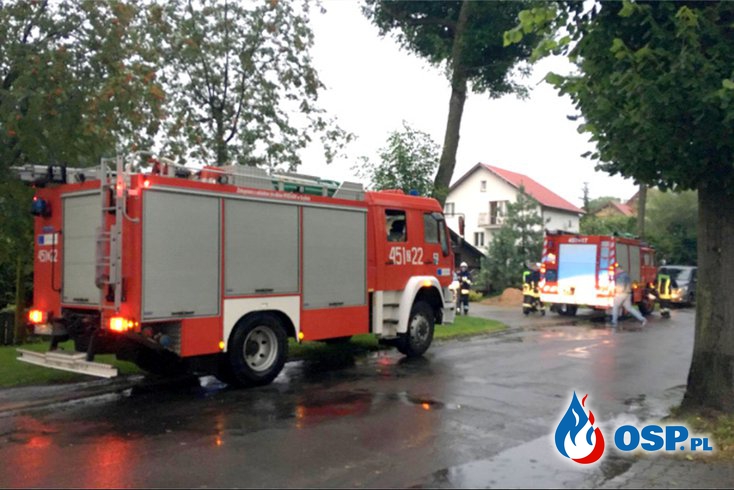 Pożar hotelu w miejscowości Chojna OSP Ochotnicza Straż Pożarna