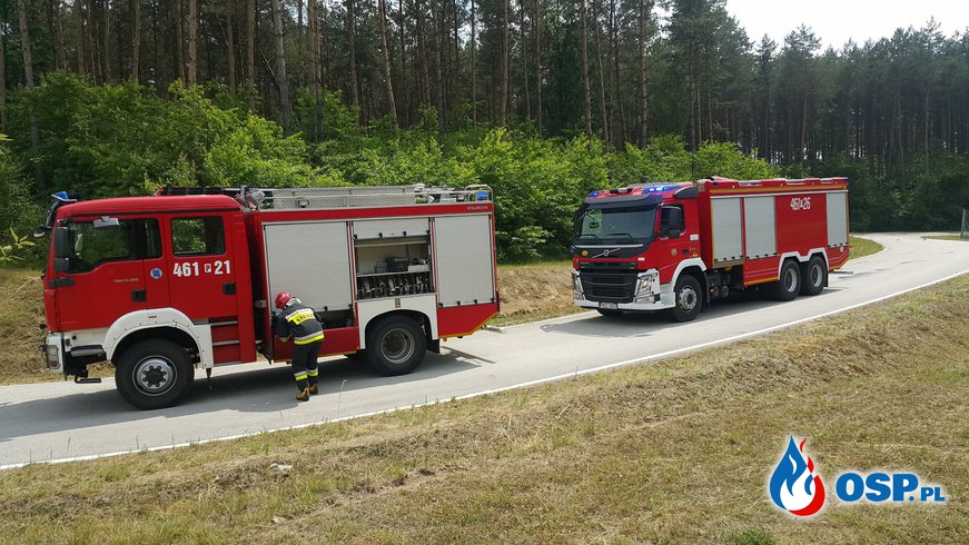Pożar samochodu na drodze S8 OSP Ochotnicza Straż Pożarna