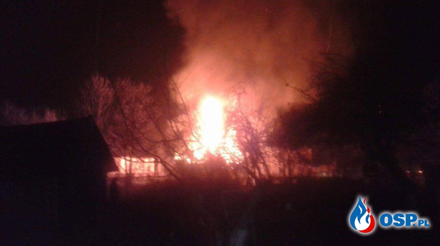 Wyjazd 07/2016 - pożar stodoły OSP Ochotnicza Straż Pożarna