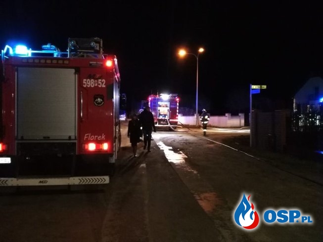 Wronki – pożar żywopłotu OSP Ochotnicza Straż Pożarna