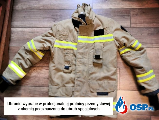 Strażaku! Ten artykuł da Ci do myślenia. Jak skutecznie prać ubranie specjalne? OSP Ochotnicza Straż Pożarna