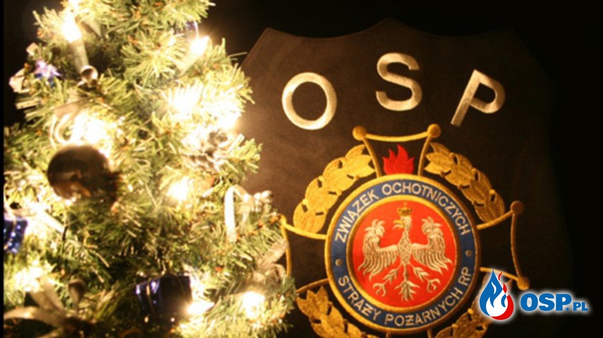 Życzenia świąteczne OSP Ochotnicza Straż Pożarna