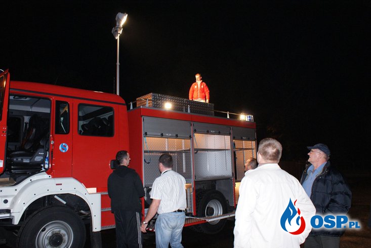 Powitanie MAN-a 2009 r. OSP Ochotnicza Straż Pożarna