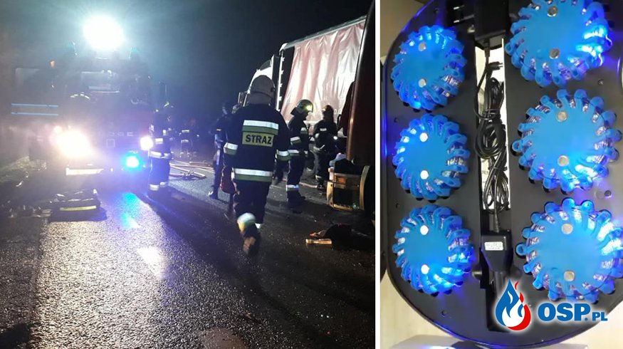 Strażacy z OSP Zbiroża okradzeni podczas akcji na drodze! OSP Ochotnicza Straż Pożarna