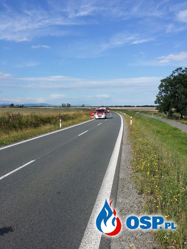 Wypadek na trasie Biała-Krobusz OSP Ochotnicza Straż Pożarna