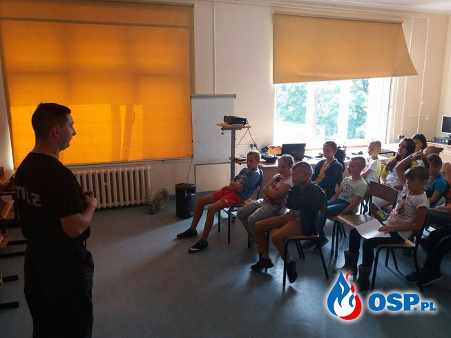 Wizyta w Świetlicy na Hallera w Kwidzynie OSP Ochotnicza Straż Pożarna