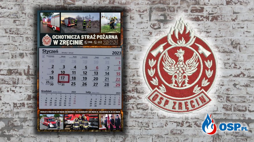 Nowy kalendarz strażacki OSP Ochotnicza Straż Pożarna